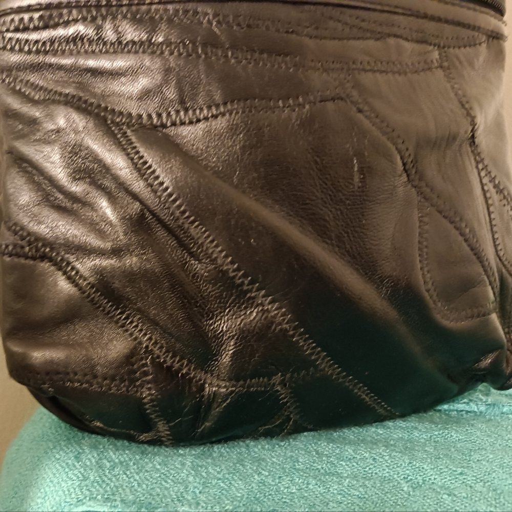 Supreme Patchwork Soft Black Leather Allied*Spect… - image 5